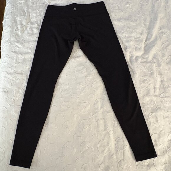 Lululemon Wunder Under Pant III Full-On Luon 28" Black Mid-Rise Yoga Leggings 8 - Picture 8 of 11